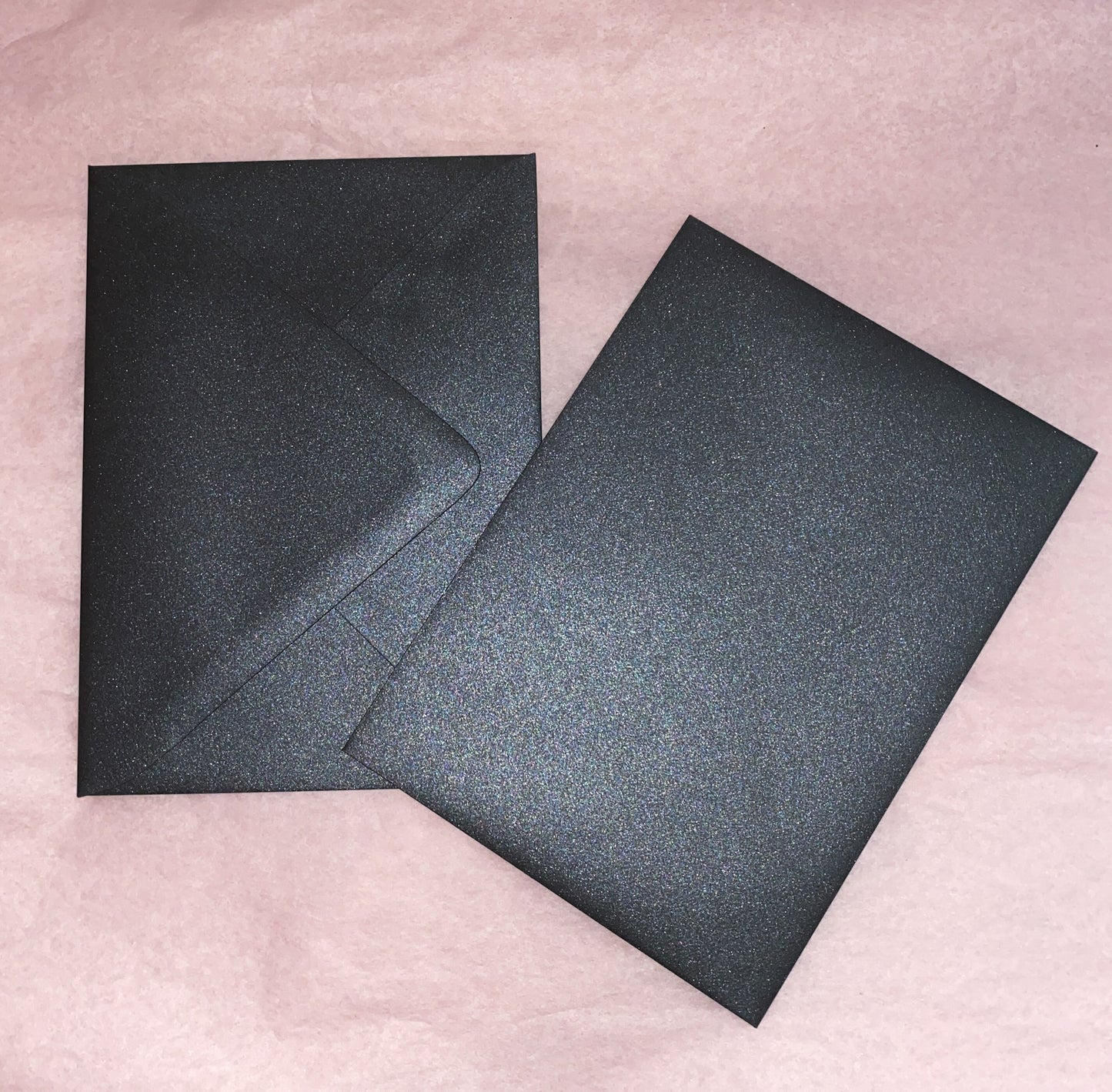 Onyx Shimmer Envelopes