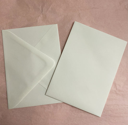 White Linen Envelope